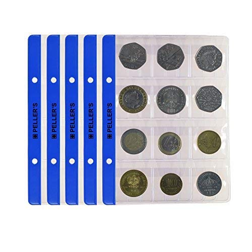PELLER'S 10 Fogli per Collezione, 12 Tasche 35mm X su Ogni Pagina, per... - Ilgrandebazar