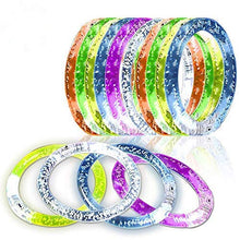 Carica l&#39;immagine nel visualizzatore di Gallery, iwobi 12 pezzi Braccialetti Luminosi,6 Colori Fluorescenti... - Ilgrandebazar