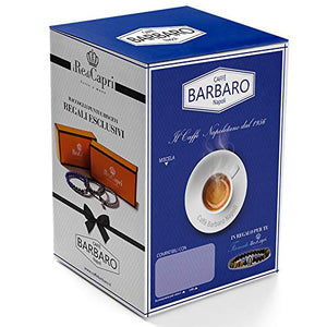 100 CAPSULE CAFFE' BARBARO COMPATIBILI A MODO MIO MISCELA CREMOSO - Ilgrandebazar