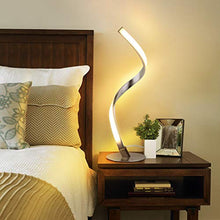 Carica l&#39;immagine nel visualizzatore di Gallery, Albrillo lampada da tavolo a spirale, moderna letto a LED, Spirale - Ilgrandebazar