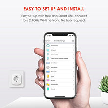 Carica l&#39;immagine nel visualizzatore di Gallery, Presa Smart WiFi Intelligente TECKIN Spina Energy Monitor, 2 packa