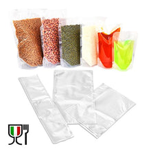 Carica l&#39;immagine nel visualizzatore di Gallery, Plastar Pak - 100 Buste 25x35 per Sottovuoto Goffrate 105 Micron Sacchetti...