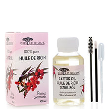 Carica l&#39;immagine nel visualizzatore di Gallery, 100ml - Olio di Ricino Puro 100% Spremuto a Freddo | Stimola la Crescita di Capelli, Ciglia e Sopracciglia, Barba e Unghie | Perfetto come Regalo | Con un Set di Pennelli e Pipetta