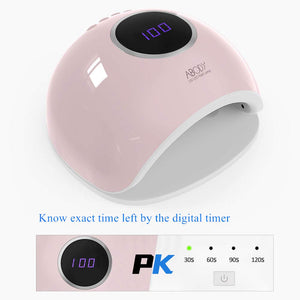 Abody Lampada Unghie UV LED da 48W, Fornetto Professionale Rosa - Ilgrandebazar