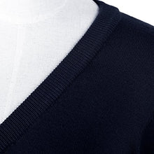 Carica l'immagine nel visualizzatore di Gallery, Urban GoCo Donna Bolero Lavorato a Maglia a Bottoni Coprispalle S, Blu Navy - Ilgrandebazar