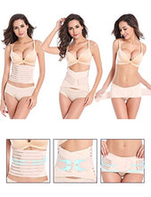Carica l'immagine nel visualizzatore di Gallery, Sancomo Fascia Post Parto Recupero 3 in 1 Pancia / Vita / Pelvi Supporto Cintura Traspirante Elastica per Donna e Maternità (XL)