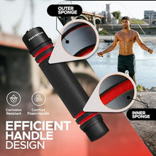 Carica l&#39;immagine nel visualizzatore di Gallery, Corda per Saltare Professionale PORTENTUM Speed Corda Crossfit di Salto Regolabile con la Maniglia di Schiuma di Memoria Molle e Cuscinetti a Sfera, Regolatore di Lunghezza per Fitness, Boxe