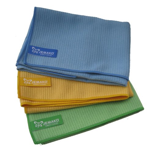 Jemako - Set di 3 asciugamani, misura media, dimensioni: 45 x 60 cm - Ilgrandebazar