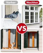 Carica l&#39;immagine nel visualizzatore di Gallery, CIIC Dissuasori per Piccioni 5.7M, Dissuasoro Anti Piccioni, Dissuasori per Gatti Scaccia Piccioni, Dissuasori per Uccelli per Balcone Terrazza Finestra Plastica da Esterno（20 Pezzi Nero）