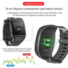 Carica l&#39;immagine nel visualizzatore di Gallery, HalfSun Fitness Tracker, Orologio Braccialetto Pressione nero