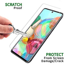 Carica l&#39;immagine nel visualizzatore di Gallery, QHOHQ Compatibile Pellicola Protettiva per Samsung Galaxy A71,Samsung 2 Pezzi