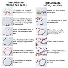 Carica l'immagine nel visualizzatore di Gallery, Bubble pig, Bambini,600 PCS Perline Colorate dei Bambini Fare Gioielli Braccialetti Necklace Kit Perline Lettere per Ragazze