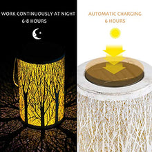 Carica l&#39;immagine nel visualizzatore di Gallery, LED Lanterna Solare, GolWof Lampada da Giardino Luci Solari Sospensione...