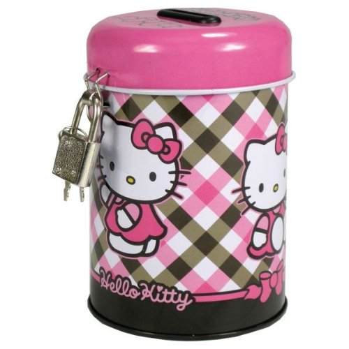 Hello Kitty Metal Money Box Salvadanaio in porcellana 11 centimetri con... - Ilgrandebazar