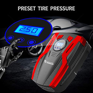Compressore Aria Portatile Mini Pompa Elettrica Ricaricabile per Pneumatici... - Ilgrandebazar