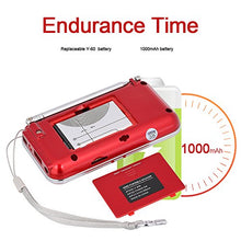 Carica l&#39;immagine nel visualizzatore di Gallery, docooler Mini FM Portatile Radio Altoparlanti con Display LCD Supporto Rosso