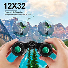 Carica l&#39;immagine nel visualizzatore di Gallery, PREUP Binocolo Professionale 12 * 32, Bambini Con Bussola, 12*32