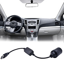 Carica l&#39;immagine nel visualizzatore di Gallery, USB a maschio a 12 V auto presa accendisigari femmina convertitore