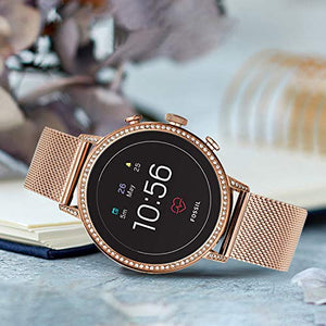 TRUMiRR Sostituzione per Fossil Women's Gen 4 Venture HR Cinturino, Or rose - Ilgrandebazar