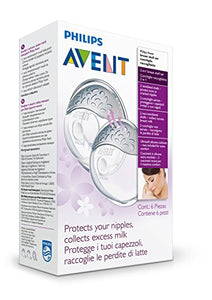 Philips Avent Allattamento SCF157/02 Conchiglie Raccoglilatte, 6 Pezzi - Ilgrandebazar