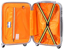 Carica l&#39;immagine nel visualizzatore di Gallery, CABIN GO MAX 5585 Valigia Trolley rigido in ABS grande MX5585, Argento