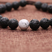 Carica l&#39;immagine nel visualizzatore di Gallery, COAI Coppia Bracciali della Distanza per Lui e Per Lei, Alite, Pietra Lavica