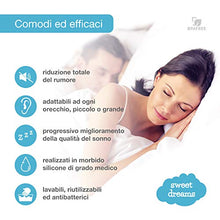 Carica l&#39;immagine nel visualizzatore di Gallery, (4 Paia) Tappi Orecchie Per Dormire di 4a Generazione, Antirumore Forte,...