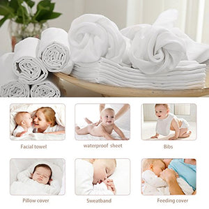 YOOFOSS Mussola Neonati, 10-Pezzi Bambini di Cotone Biologico al... - Ilgrandebazar