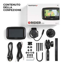 Carica l&#39;immagine nel visualizzatore di Gallery, TomTom Rider 500 Navigatore Satellitare per Moto - Mappe Europa 49 49 Paesi