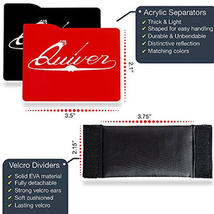Quiver Time di Case divisori e Separatori (Pezzi) Accessori, Rosso E Nero - Ilgrandebazar
