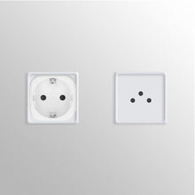 Carica l&#39;immagine nel visualizzatore di Gallery, kwmobile Adattatore da Viaggio Svizzera Tipo J - 2x Adattatori Bianco - Ilgrandebazar