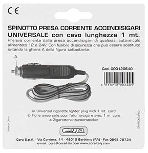 CORA 000120640 Spinotto Presa Corrente Accendisigari
