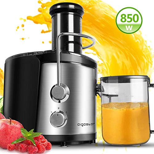 Aigostar MyFrappe Black 30IMX - Centrifuga ed Estrattore di Succo e verdura.... - Ilgrandebazar