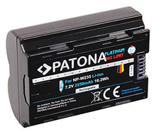 Carica l&#39;immagine nel visualizzatore di Gallery, PATONA Caricatore doppio LCD USB con 2x NP-W235 batteria compatibile con...