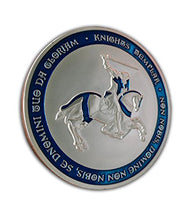 Carica l&#39;immagine nel visualizzatore di Gallery, Eillwin Templar raro placcato argento moneta Knight religiosa da collezione... - Ilgrandebazar
