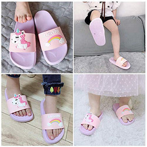 HommyFine Ciabatte da Doccia Scarpe Spiaggia e Piscina 30/31 EU, Viola