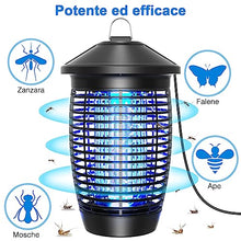 Carica l'immagine nel visualizzatore di Gallery, Lampada Antizanzare Elettrica, Aggiornamento per il 2023, 4500V 20W UV Zanzariera Elettrica Impermeabile IPX4, Insetticida Zanzare per Casa Giardino Interno Esterno, con 1 Spazzole Pulite