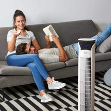 Carica l&#39;immagine nel visualizzatore di Gallery, BLACK+DECKER BXEFT49E Ventilatore a Torre Digitale Oscillante, 109 cm, Bianco