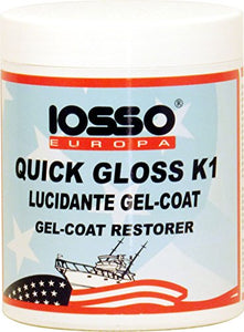 Iosso Quick Gloss K1, Pasta Lucidante per Vetroresina, 500 ml