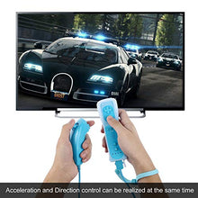 Carica l&#39;immagine nel visualizzatore di Gallery, PowerLead Remote Controller per Wii con Motion Plus Integrato e Nunchuck Blu