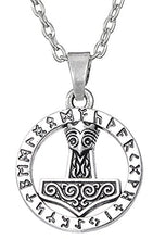 Carica l&#39;immagine nel visualizzatore di Gallery, Dawapara Antico Simbolo di Alimentazione Mito Mjolnir Norse God of Thunder...
