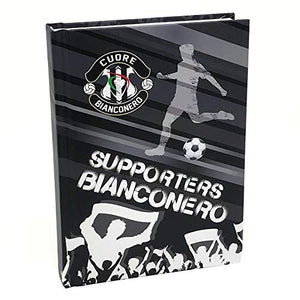 Cuore Bianconero XM-132-02 Diario scuola, 10 Mesi, 16 Centimetri