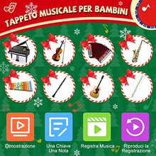 Carica l'immagine nel visualizzatore di Gallery, RenFox Tappeto Musicale, Piano Mat Tastiera Danza Stuoia Strumento Musicale, Tappeto Musicale Tocco Mat Bambini Educativo Giocattolo