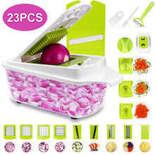 Carica l&#39;immagine nel visualizzatore di Gallery, Sedhoom 23 in 1 Affettaverdure Taglia Verdure e Tagliaverdure a Cubetti... - Ilgrandebazar