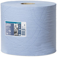 Carica l'immagine nel visualizzatore di Gallery, Tork 130081 Carta ultraresistente per asciugatura industriale 2 x 119 m, Blu - Ilgrandebazar
