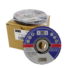 Carica l&#39;immagine nel visualizzatore di Gallery, SBS Dischi da taglio 115 x 1,0 mm inox flessibili in qualità...