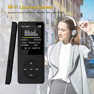Lettore MP3, Wodgreat MP3 Musica 8GB MP4 Portatile HiFi...