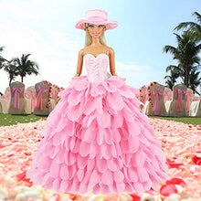 Carica l&#39;immagine nel visualizzatore di Gallery, Miunana 2 Vestiti per 30 CM / 11.5 Pollici Principessa Bambola Rosa + Bianco - Ilgrandebazar