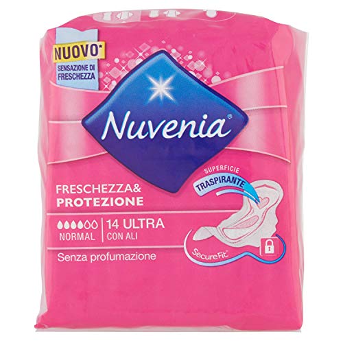 Nuvenia Assorbenti con Ali, Normali Securefit Ultra Sottile - 14...