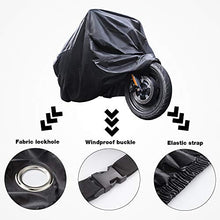 Carica l&#39;immagine nel visualizzatore di Gallery, Telo Coprimoto Impermeabile Per Esterno 210D Panno Oxford Nero - Ilgrandebazar